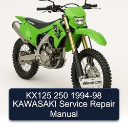 1994-1998 Kawasaki KX Series KX125 250 Service Repair Workshop Manual PDF