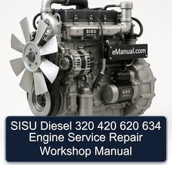 Sisu 634 Series Diesel 320 420 620 Engine Service Repair Workshop Manual PDF