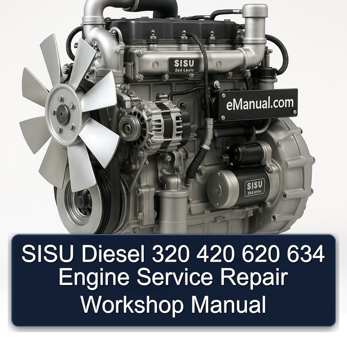Sisu 634 Series Diesel 320 420 620 Engine Service Repair Workshop Manual PDF