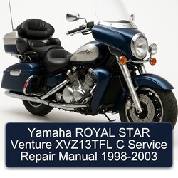 1998-2003 Yamaha Royal Star Venture XVZ13TFL C Service Repair Workshop Manual PDF