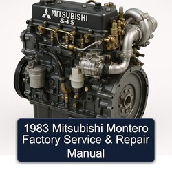 1983 Mitsubishi 380 Montero Service Repair Workshop Manual PDF