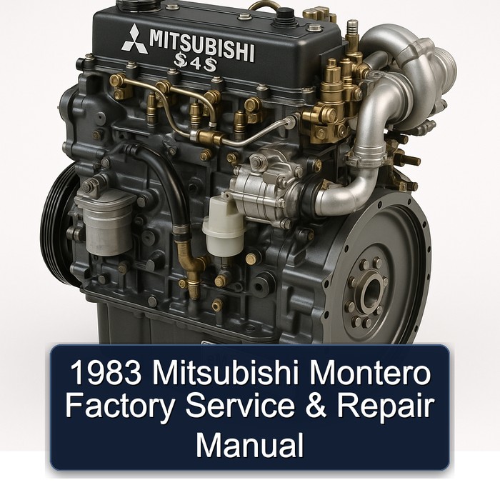 1983 Mitsubishi 380 Montero Service Repair Workshop Manual PDF