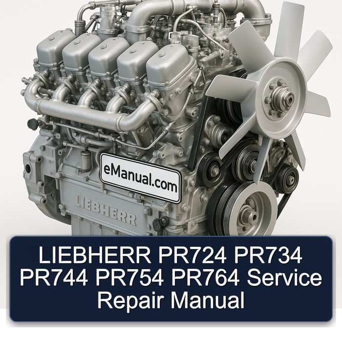 Liebherr Series Manuals PR724 PR734 PR744 PR754 PR764 Service Repair Workshop Manual PDF