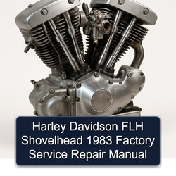 1983 Harley Davidson Servi Car FLH Shovelhead Service Repair Workshop Manual PDF