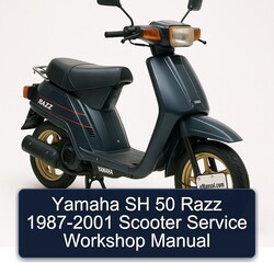1987-2001 Yamaha SH 50 Razz - Scooter Service Repair Workshop Manual PDF