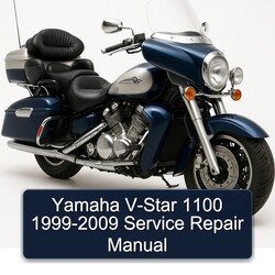 1999-2009 Yamaha Royal Star Venture V-STAR 1100 Service Repair Workshop Manual PDF