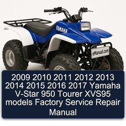 2011-2017 Yamaha V Series V-STAR 950 Tourer XVS95 Models Service Repair Workshop Manual PDF
