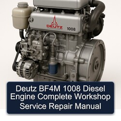 Deutz 1008 BF4M Diesel Engine Service Repair Workshop Manual PDF
