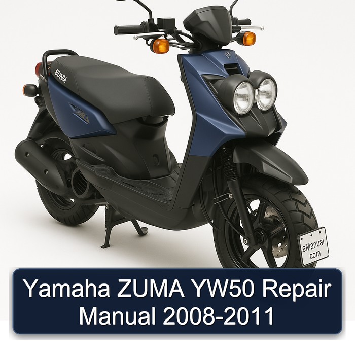 2008-2011 Yamaha Zuma YW50 Service Repair Workshop Manual PDF