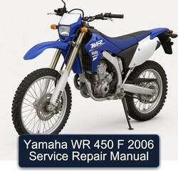 Yamaha WR 450 F 2006 Manual de servicio y reparación 