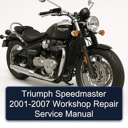 2001-2007 Triumph Speedmaster Service Repair Workshop Manual PDF