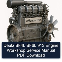 Deutz 913 BF4L BF6L Engine Service Repair Workshop Manual PDF
