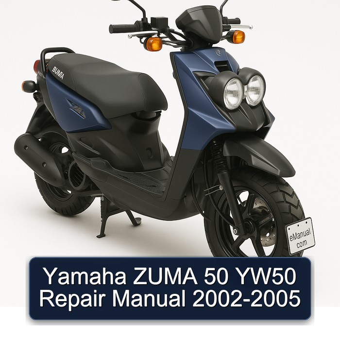 2002-2005 Yamaha Zuma 50 YW50 Service Repair Workshop Manual PDF