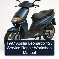 1997 Aprilia Leonardo 125 Service Repair Workshop Manual PDF