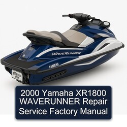 2000 Yamaha XR1800 WAVERUNNER Repair Service Factory Manual 