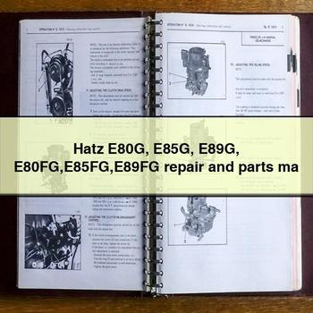 Hatz E80G E85G E89G E80FG E85FG E89FG Parts Ma Service Repair Workshop Manual PDF