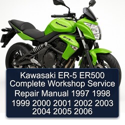 1997-2006 Kawasaki ER Models ER-5 ER500 Service Repair Workshop Manual PDF