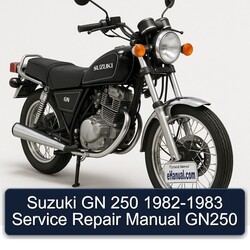 1982-1983 Suzuki GN Series 250 - GN250 Service Repair Workshop Manual PDF