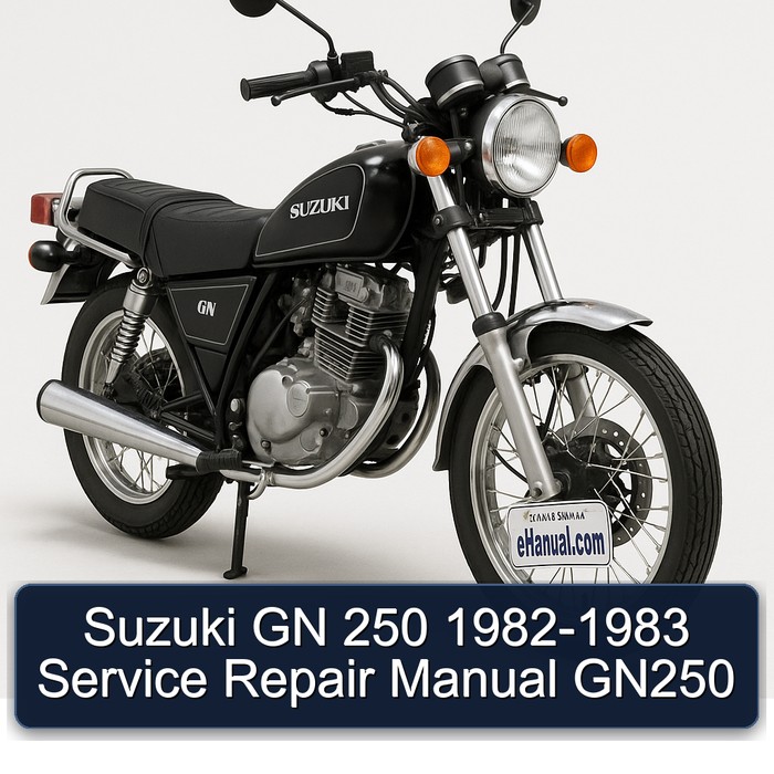 1982-1983 Suzuki GN Series 250 - GN250 Service Repair Workshop Manual PDF