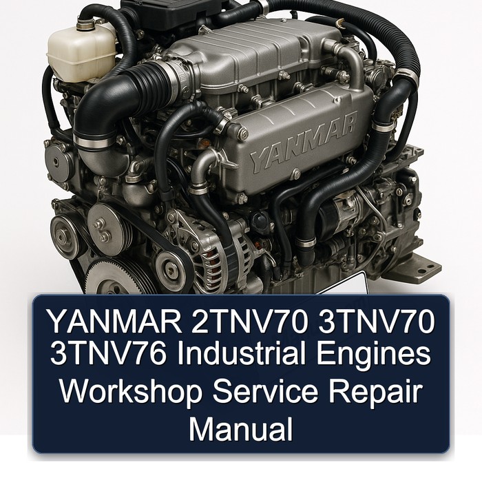 Yanmar 4 BY 6 2tnv70 3tnv70 3tnv76 Industrial Engines Service Repair Workshop Manual PDF