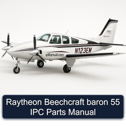 Raytheon Beechcraft Baron 55 IPC Parts Catalog PDF