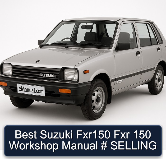 Suzuki FXR Models Best FXR150 150 Service Repair Workshop Manual PDF
