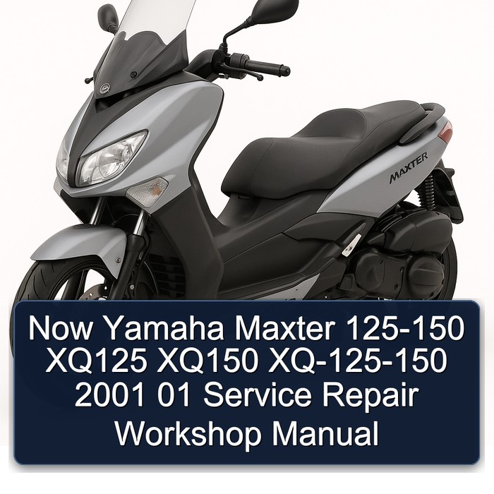 2001 Yamaha Maxter Now 125-150 XQ125 XQ150 Xq-125-150 01 Service Repair Workshop Manual PDF