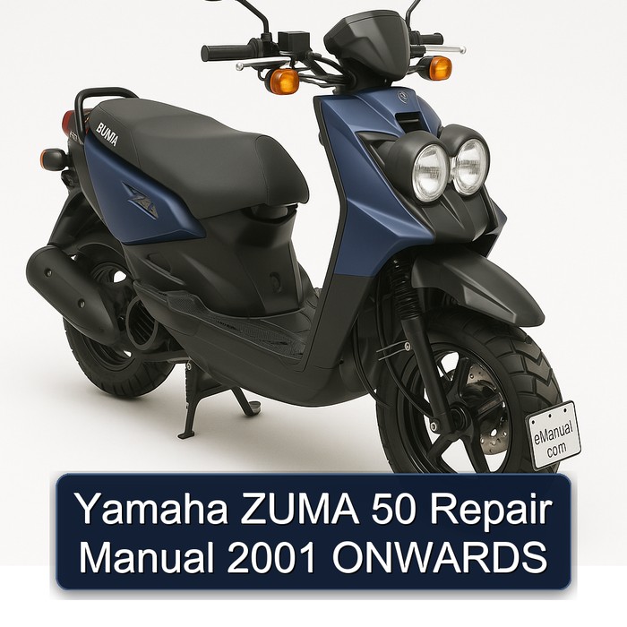 2001 Yamaha Zuma 50 Onwards Service Repair Workshop Manual PDF