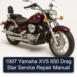 1997 Yamaha XVS Models 650 Drag Star Service Repair Workshop Manual PDF