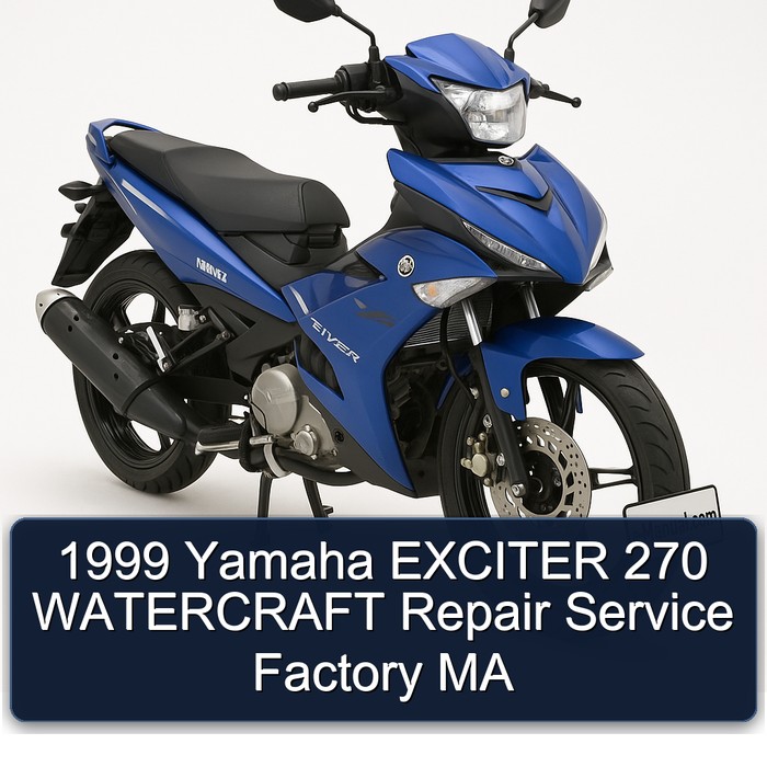 1999 Yamaha Exciter 270 Watercraft MA Service Repair Workshop Manual PDF