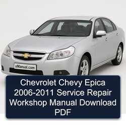 2006-2011 Chevrolet Chevy Epica Service Repair Workshop Manual PDF