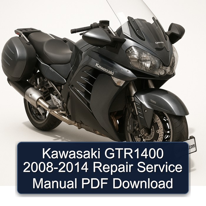 2008-2014 Kawasaki GTR Series GTR1400 Service Repair Workshop Manual PDF