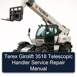 Terex Girolift 3518 Telescopic Handler Service Repair Workshop Manual PDF