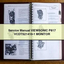 Viewsonic P817 Vcdts21410-1 Monitor Service Repair Workshop Manual PDF