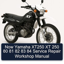  Now Yamaha XT250 XT 250 80 81 82 83 84 Service Repair Workshop Manual