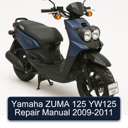 2009-2011 Yamaha Zuma 125 YW125 Service Repair Workshop Manual PDF