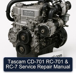 Isuzu 3 CD 1 T Tascam CD-701 RC-701 RC-7 Service Repair Workshop Manual PDF