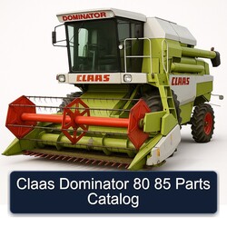 Claas Dominator 80 85 Parts Catalog PDF