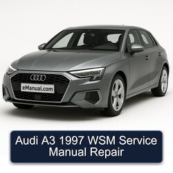 1997 Audi A3 WSM Service Repair Workshop Manual PDF