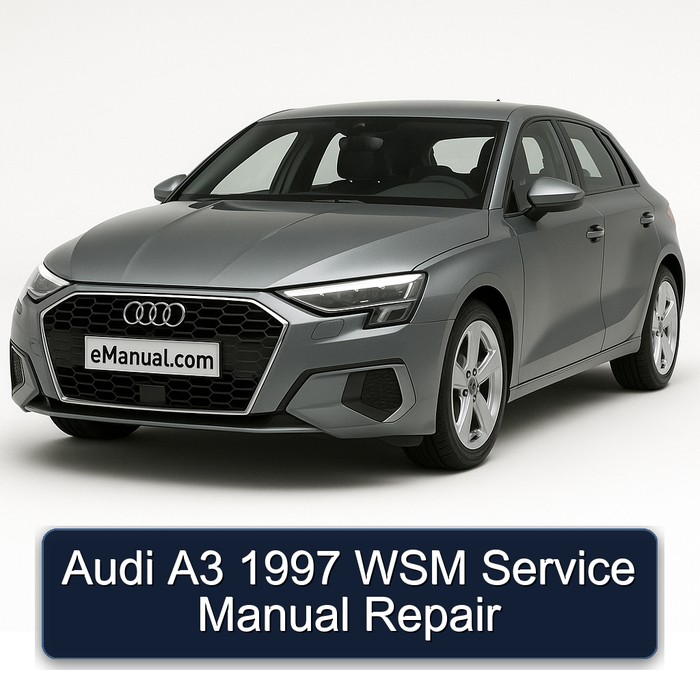 1997 Audi A3 WSM Service Repair Workshop Manual PDF