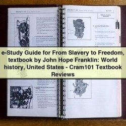 E-STUDY From Slavery Freedom John Hope Franklin - Cram101 Textbook Reviews Service Repair Workshop Manual PDF