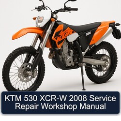 2008 KTM 530 XCR-W Service Repair Workshop Manual PDF