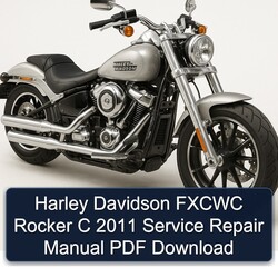 2011 Harley Davidson Servi Car Fxcwc Rocker C Service Repair Workshop Manual PDF