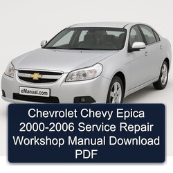 2000-2006 Chevrolet Chevy Epica Service Repair Workshop Manual PDF
