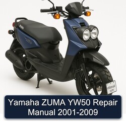 2001-2009 Yamaha Zuma YW50 Service Repair Workshop Manual PDF