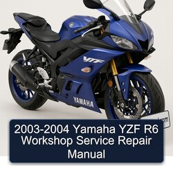 2003-2004 Yamaha YZF Models R6 Service Repair Workshop Manual PDF
