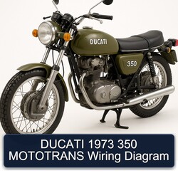 1973 Ducati 350 Mototrans Electrical Wiring Diagrams PDF