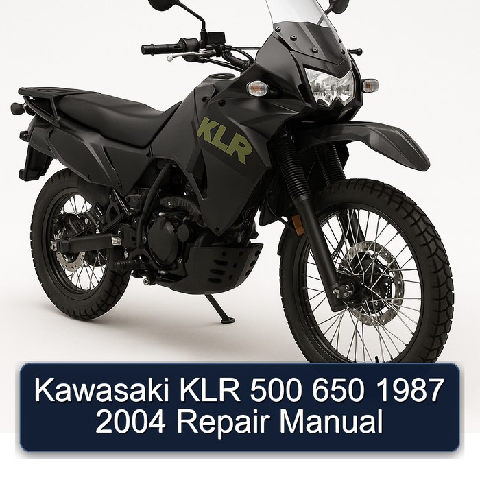 1987-2004 Kawasaki KLR Series 500 650 Service Repair Workshop Manual PDF