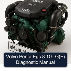Volvo Penta Egc 8.1gi-g(f) Diagnostic Service Repair Workshop Manual PDF