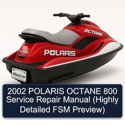 2002 Polaris Octane 800 (highly FSM Preview) Service Repair Workshop Manual PDF